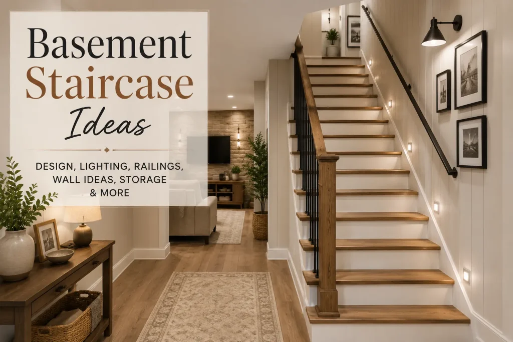 21 Basement Staircase Ideas for a Finished, Stylish Look