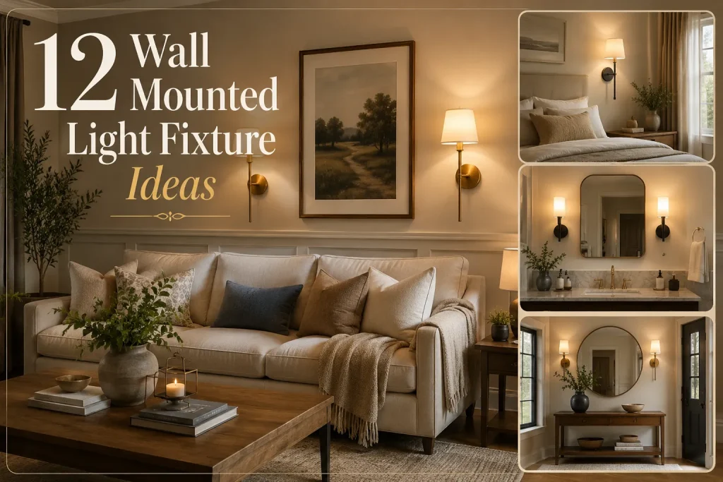 Indoor Wall Mounted Light Fixture Ideas for Every Room in 2026