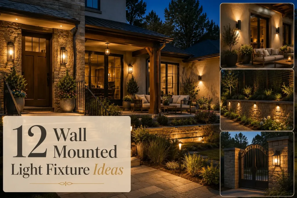 Outdoor Wall Mounted Light Fixtures Ideas for a Stylish Home Exterior