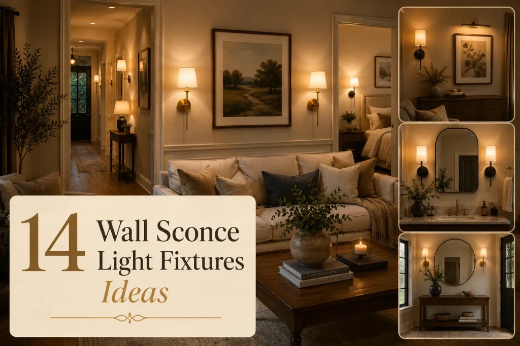 14 Wall Sconce Light Fixtures Ideas for Modern, Vintage, and Cozy Homes