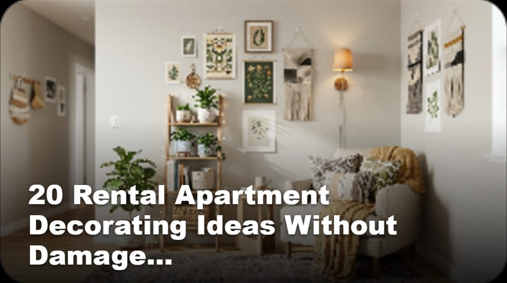 20 Rental Apartment Decorating Ideas Without Damage