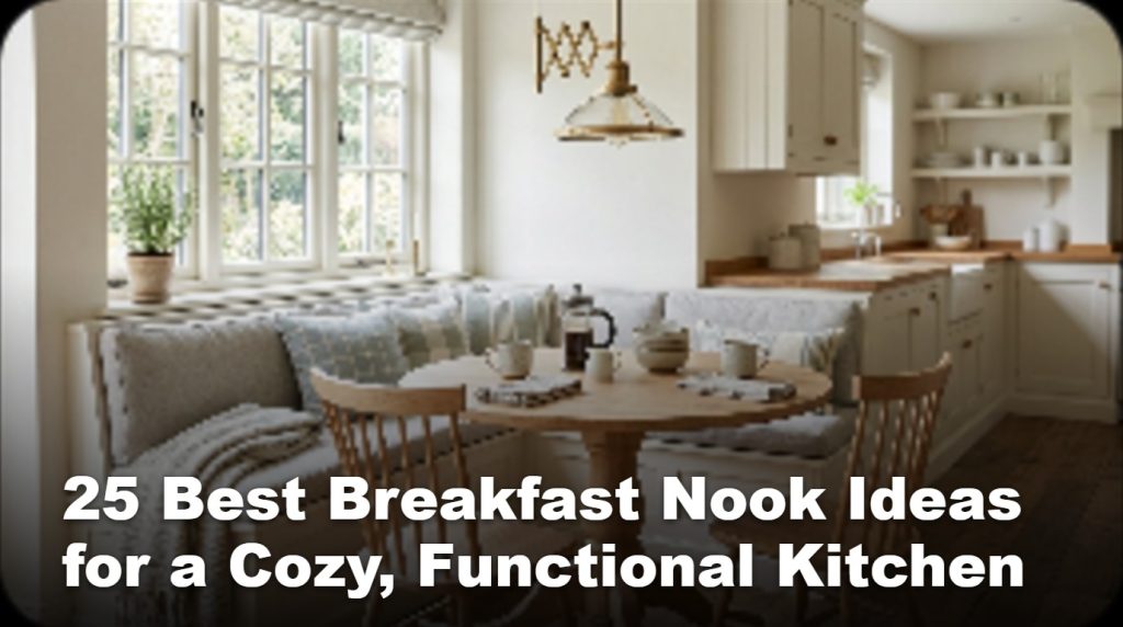 20 Best Breakfast Nook Ideas for a Cozy, Functional Kitchen