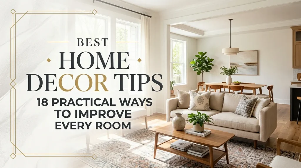 Best Home Decor Tips: 18 Practical Ways to Improve Every Room