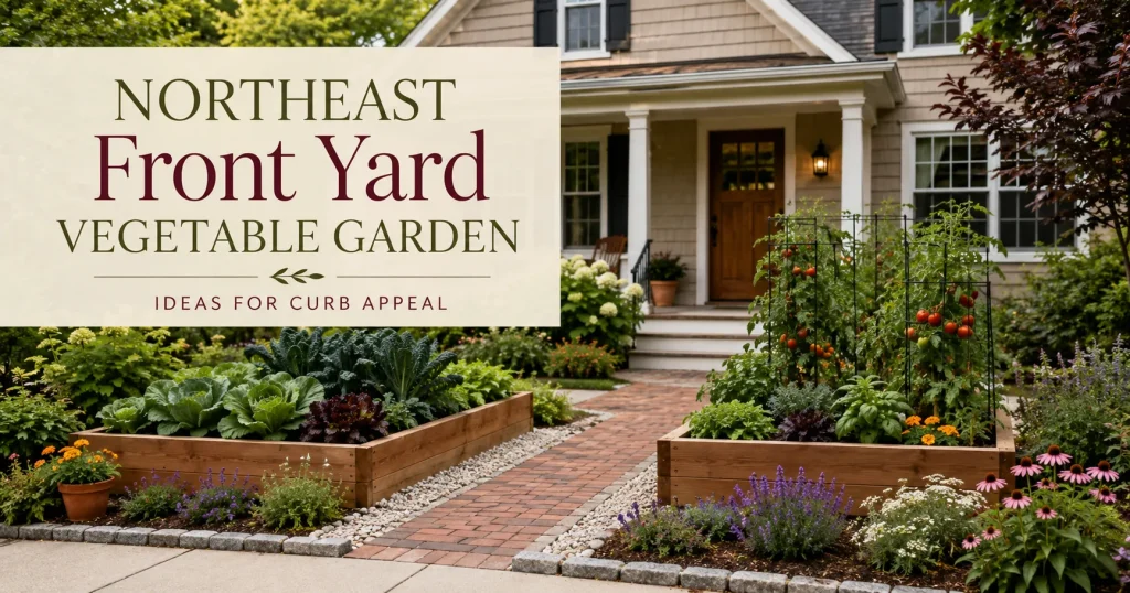 Northeast Front Yard Vegetable Garden Ideas for Curb Appeal