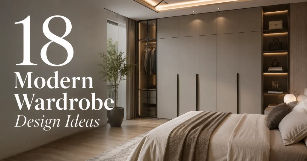 18Modern Wardrobe Design Ideas for Bedrooms and Smart Storage