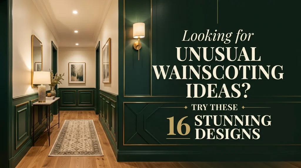Looking for Unusual Wainscoting Ideas? Try These 16 Stunning Designs