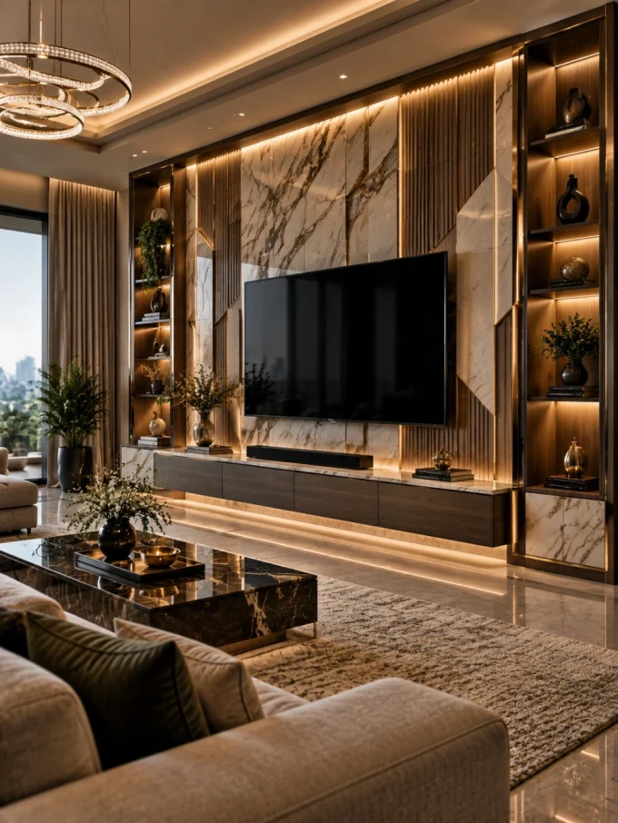 Unique 3d tv wall with ultra-luxury custom 3d tv wall.